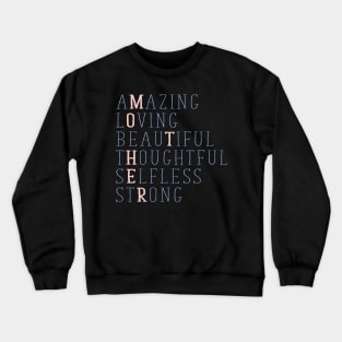 Mom Amazing Description Crewneck Sweatshirt